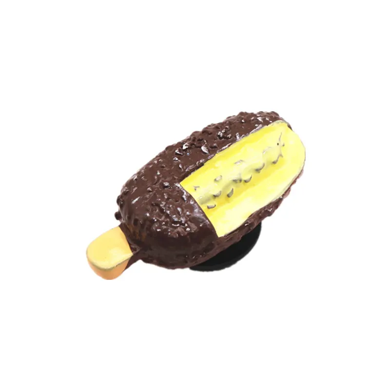 Mini Simulation Ice Cream Shoe Charms Decoration Realistic Chocolate Cold Drink Shoe Accessories fit Kid\'s Party X-mas