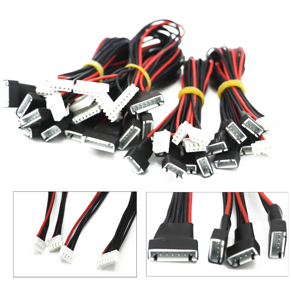 5 pz/lotto JST-XH 2S/3S/4S/6S 20cm 22AWG Lipo Balance Wire Extension cavo di ricarica cavo per RC caricabatteria auto barca giocattoli