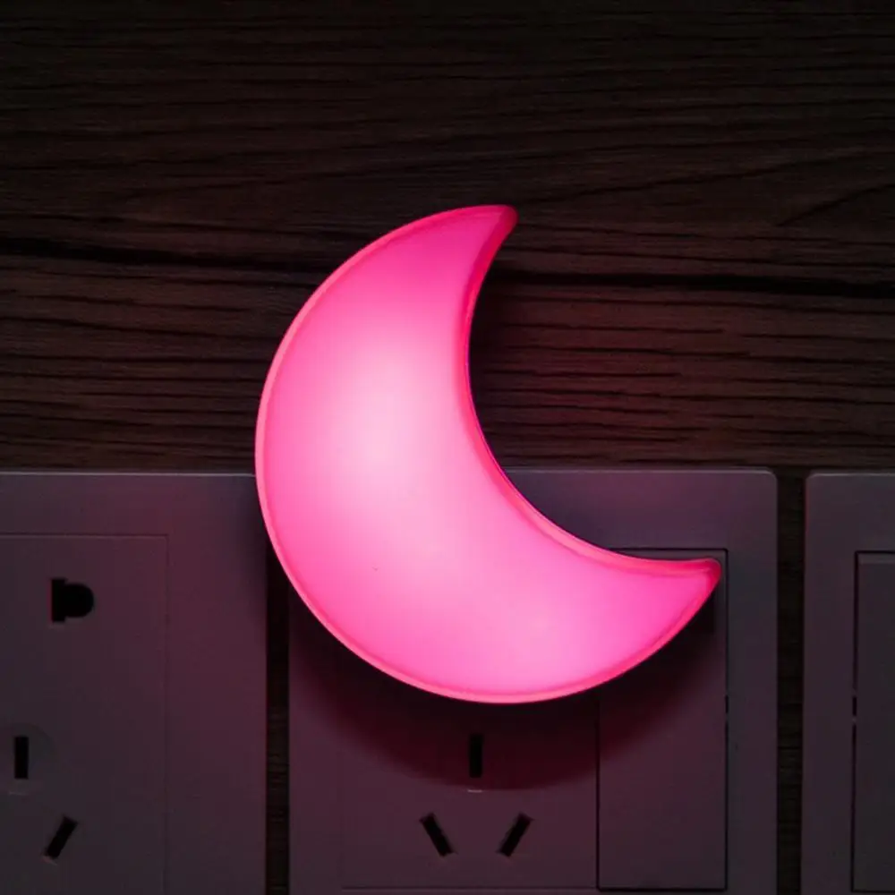 Mini Moon Led Nachtlampje Sensor Controle Voor Dark Night Kinderen Slaapkamer Nachtkastje Lamp Babyvoeding Slapen Nachtlampje