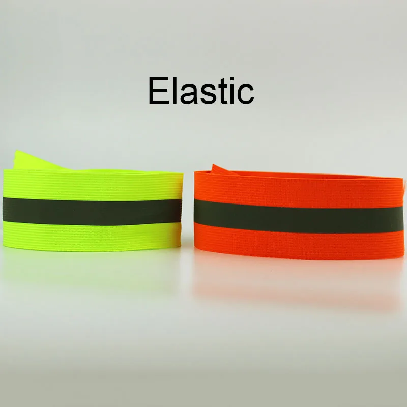 5 Meter Elastic Reflective Fabric Fluorescent Ribbon Webbing Reflection Strip Tape Edging Braid Sewing Accessories