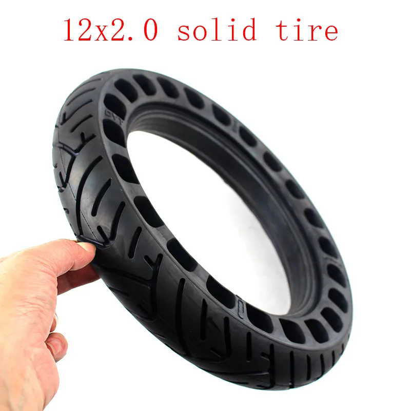 12 Inch Non-inflatable Tubeless Solid Wheel Tyre 12x2.0 12x2.125 for Many Gas Scooter E-bike Hoverboard Self BalancingParts