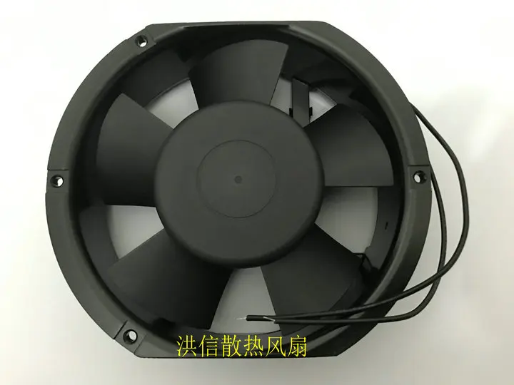 Fuyuhong FYH-17251H AC 380V 0.13A 172x150x51mm 2-Wire Server Cooling Fan