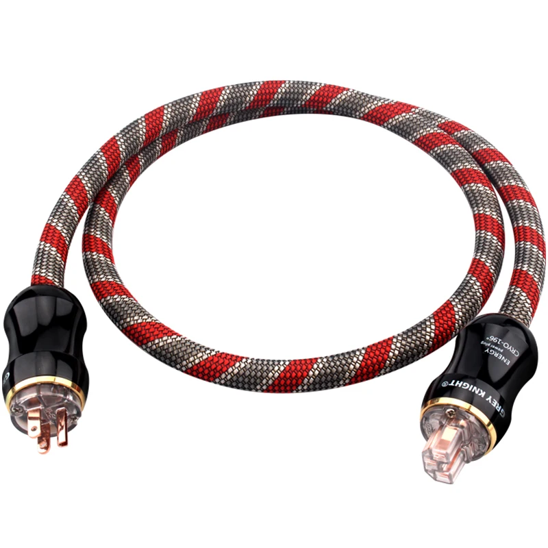 Hi-End hifi audio US/EU/AU power cord power cable pure copper power plug connector AMP Speaker Audio Cables