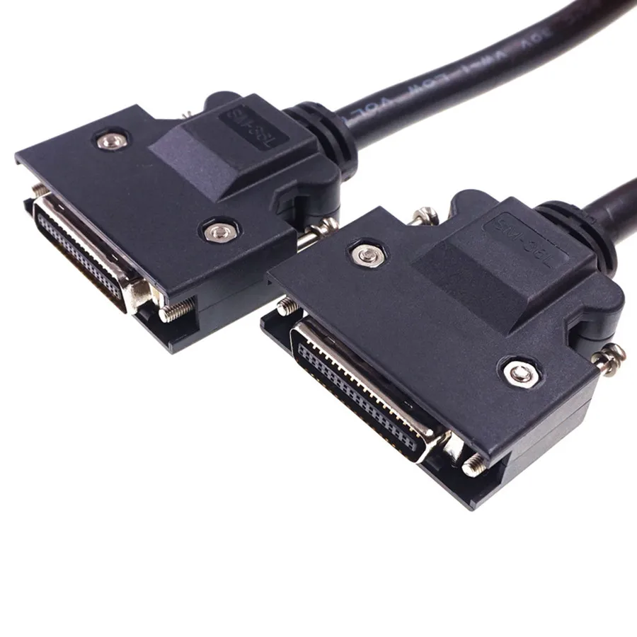 1 Piece SCSI Cable 36 Pin Servo Data Connector Extension MDR Male to M 10336 for Yaskawa Delta Panasonic Mitsubishi