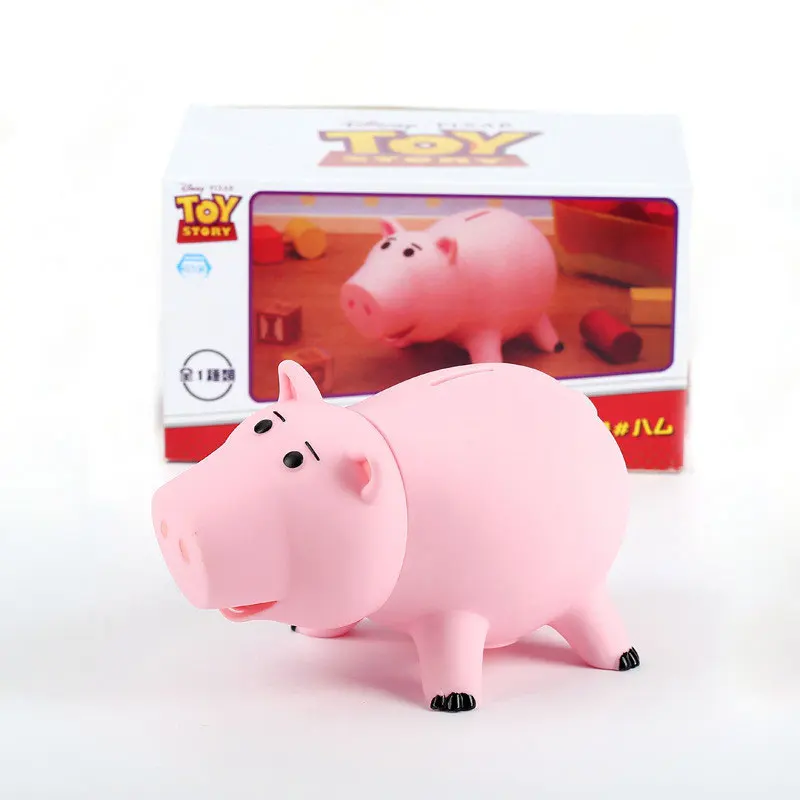 Toy Story 4 Money Boxes Hamm the Piggy Bank Q Version 21cm PVC Action Figures mini Dolls Kids Toys model for Children gift