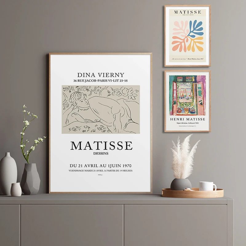 Matisse Colorful Leaf Abstract Dancer Wall Art Canvas Painting Nordic Posters And Prints Wall Pictures For Living Room Decor