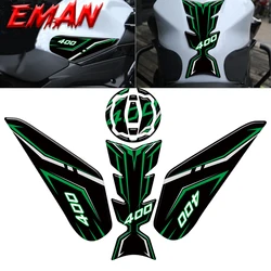 NINJA 400 Stickers Fit For Kawasaki NINJA400 Z400 Motorcycle Accessories Fuel Tank Decal Protector Protection Pad