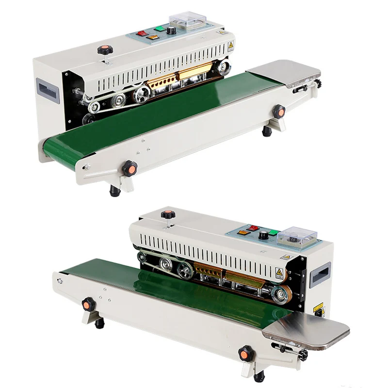 

Automatic heat sealing machine continuous band sealer with conveyor