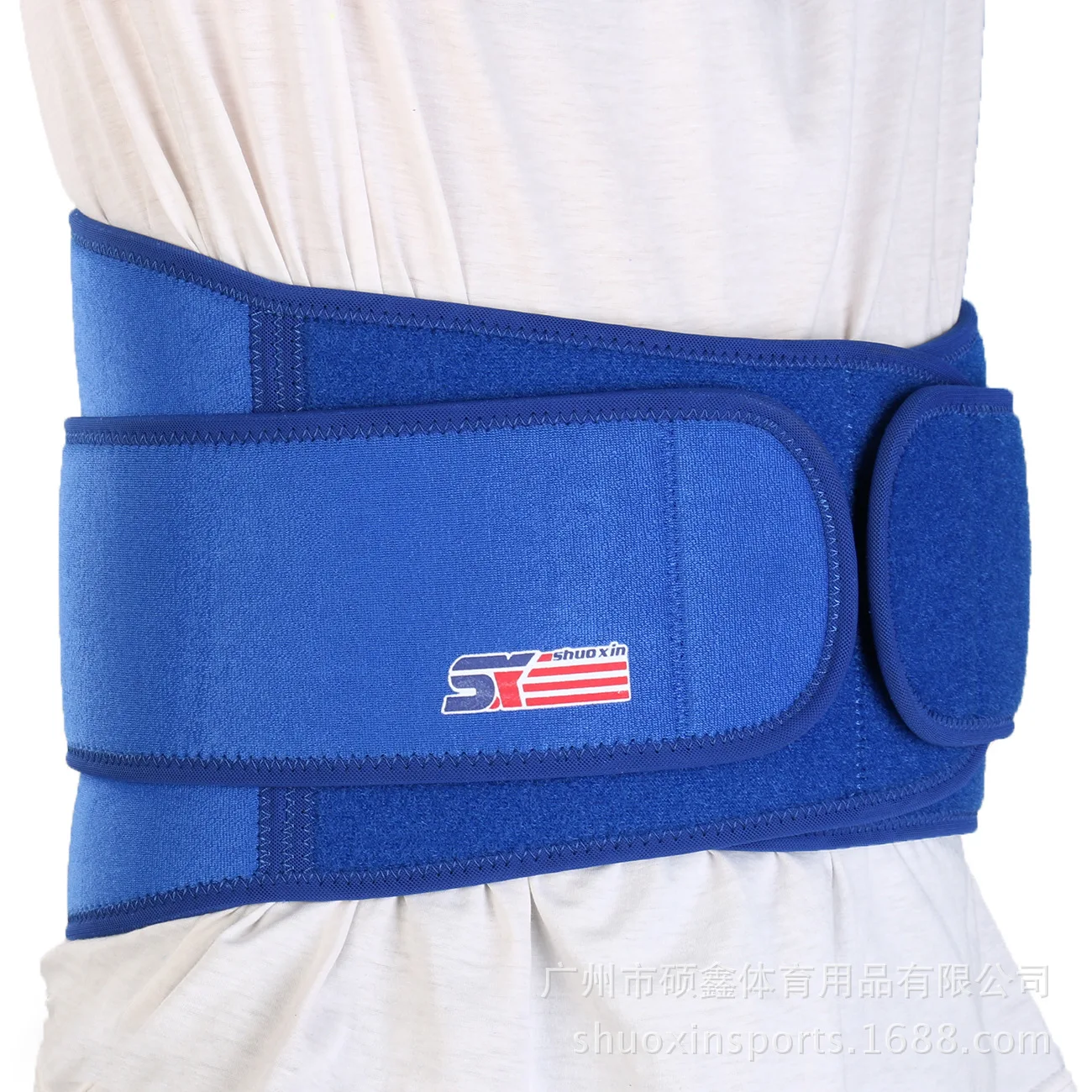 

Breathable Silicone Spring Double Layer Compression Waist Sx731 Blue One Pack