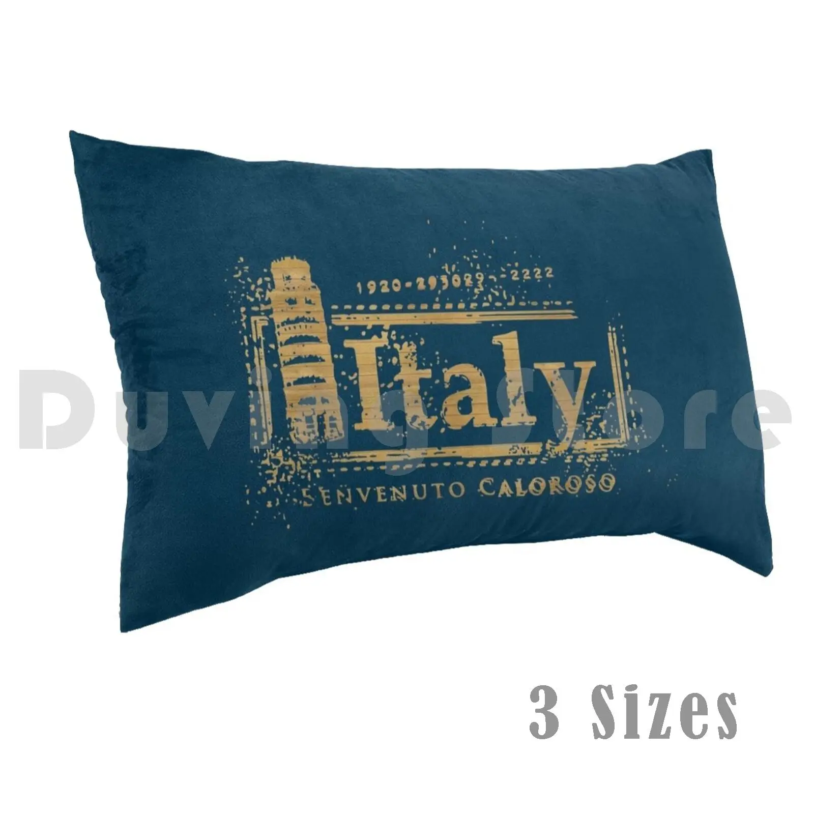 Italia Calorosa Pillow Case DIY 50*70 Italy Tuscany Hot Warm Weather Sun Venice Firenze Leonardo Davinci Classic