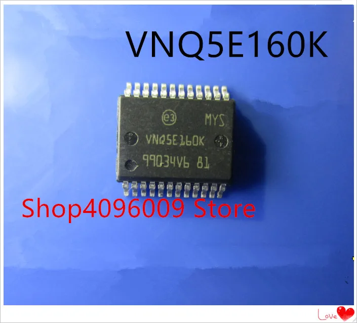 

NEW 10PCS/LOT VNQ5E160K VNQ5E160 SSOP-24