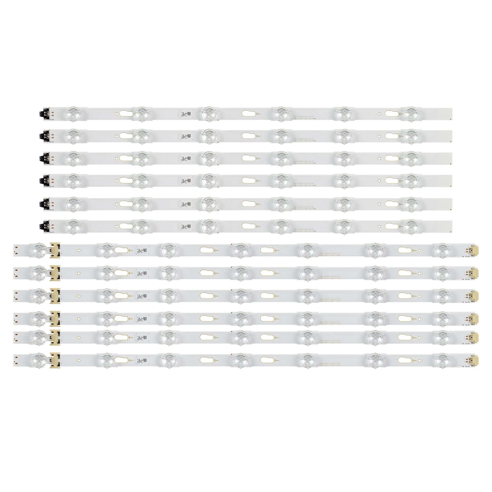 Original New LED backlight strip for Samsung UE50KU6079K BN96-39657A 39658A S_KU6K_50_FL30_L7 R6 LM41-00254A 00253A UN50KU6290