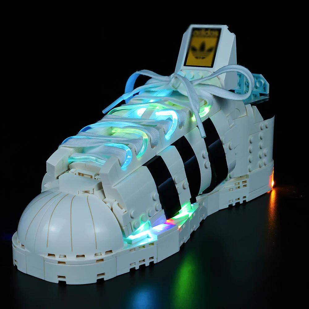 Led Light Kit For Creator 10282 Originals Superstar Sneakers DIY Toys Set  (Not Included Building Blocks)