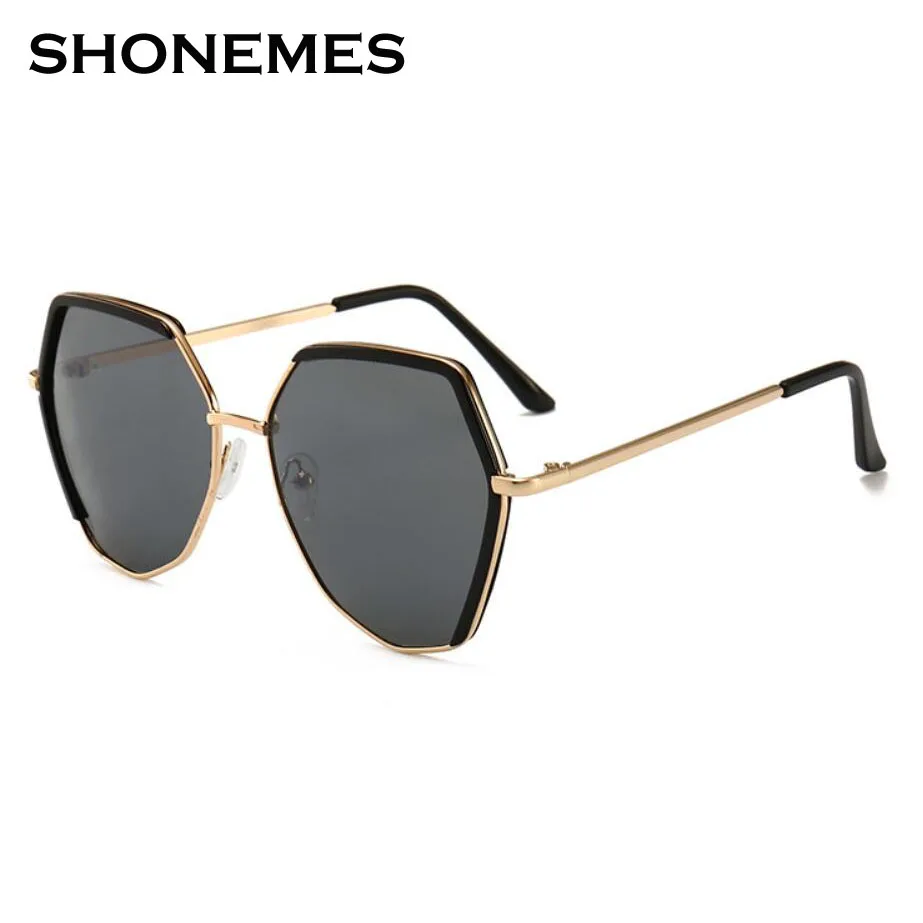 

Shonemes Polygon Sunglasses Women Vintage Irregular Design Fashion Oculos De Sol Shades Outdoor UV400 Eyewear Female