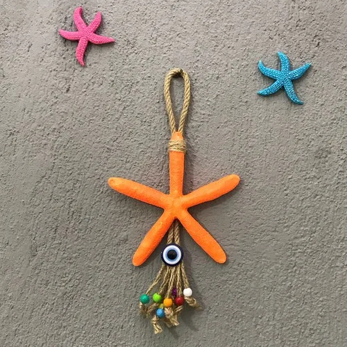 Bimbambom Decorative Wall Ornament 3'lü Set Neon Color Sea Star Wall Decoration