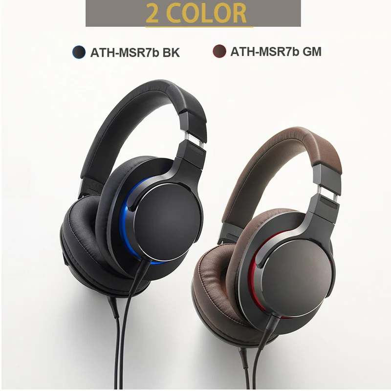 สำหรับ ATH-MSR7B / ATH-SR9 / ATH-ES750 / ATH-ESW950 ATH-ES770H / ATH-ESW990H ADX5000สายเคเบิลเปลี่ยนหูฟังเปลี่ยนสาย