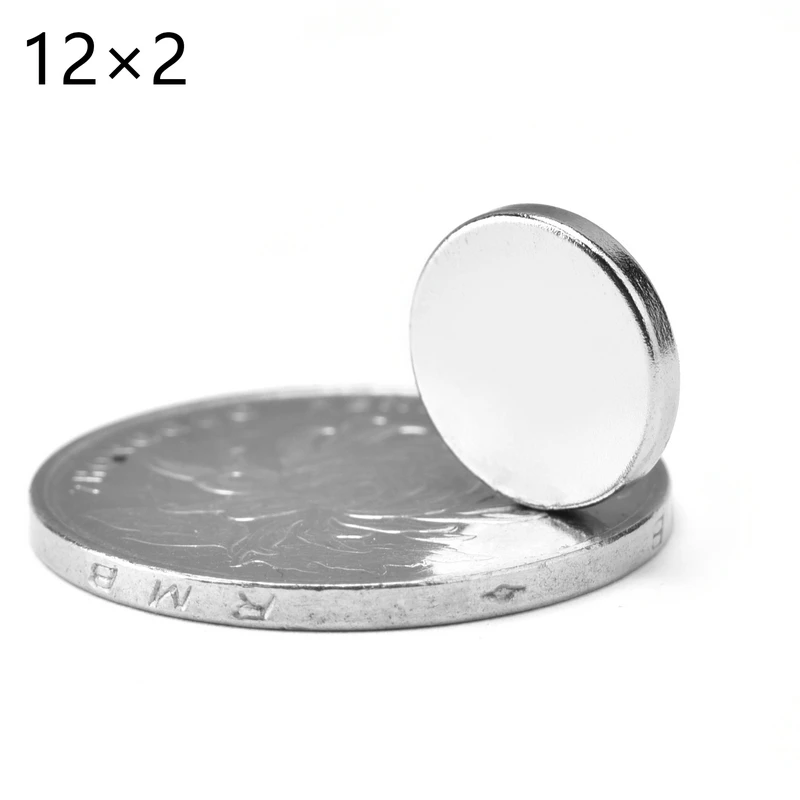 10/20/50/100 Pcs 12x2 Neodymium Magnet 12mm x 2mm N35 NdFeB Round Super Powerful Strong Permanent Magnetic imanes Disc