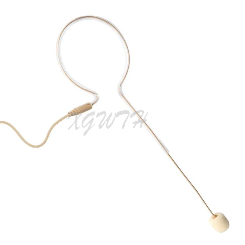 Конденсаторная всенаправленная гарнитура, микрофон с одной ушной головкой для Shure AKG Mipro, беспроводной микрофон для интервью, речи