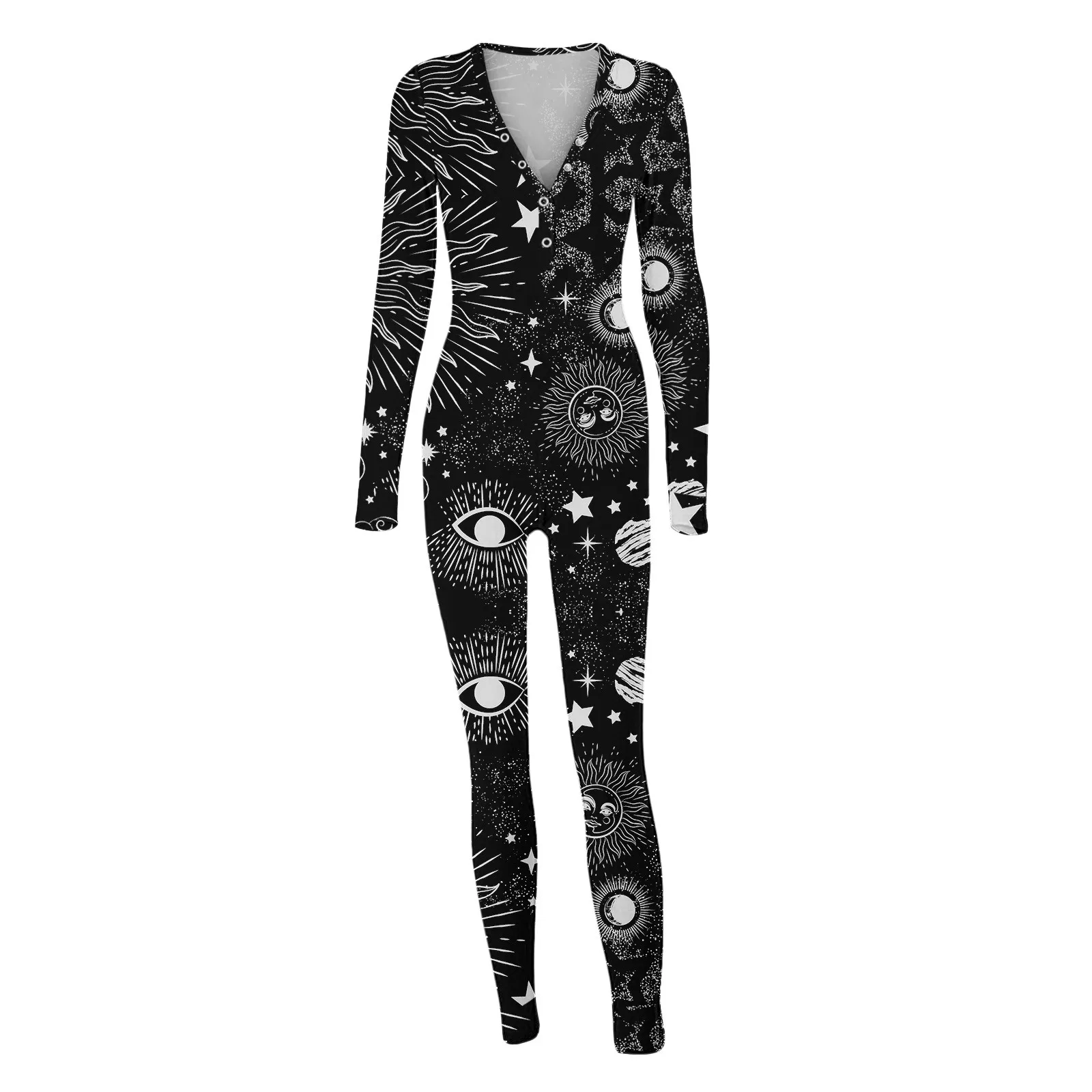 Vrouwen Zwarte Jumpsuit Met Butt Flap Voor Volwassenen Sexy Nachtkleding Romper Open Butt Pyjama Pyjama Lange Bodysuit Loungewear Onesies