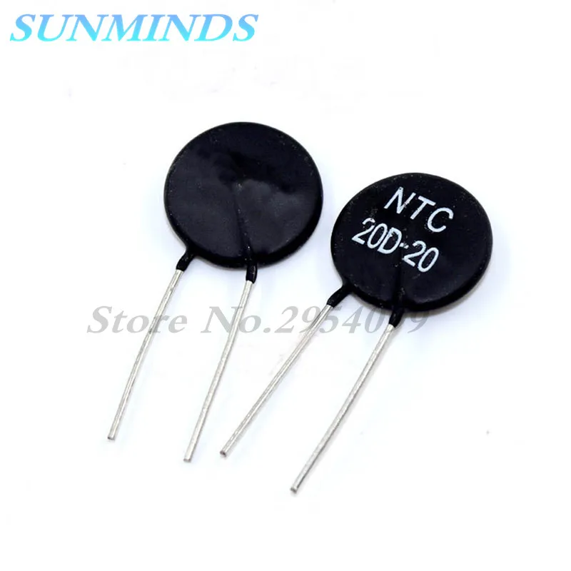 10pcs 20D-20 Thermal Resistor NTC20D-20