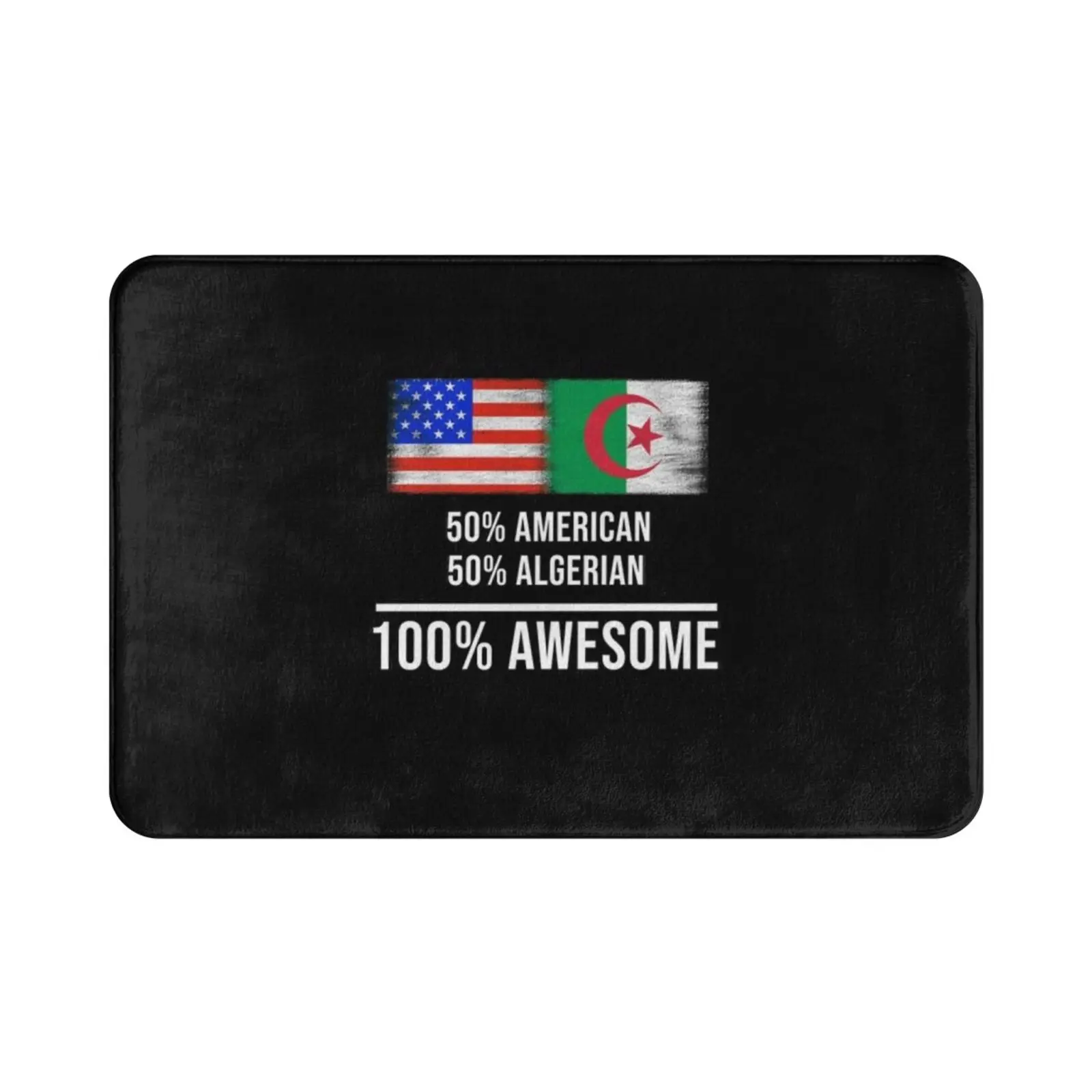 50% American 50% Algerian 100% Awesome-Algeria Flag Gift For Algerian Carpet 2648 Carpet Friend