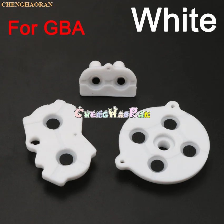 8colors 1set D pad For GBA Colorful Rubber Conductive Buttons A-B D-pad for GameBoy Advance Silicone Start Select Keypad Dpad