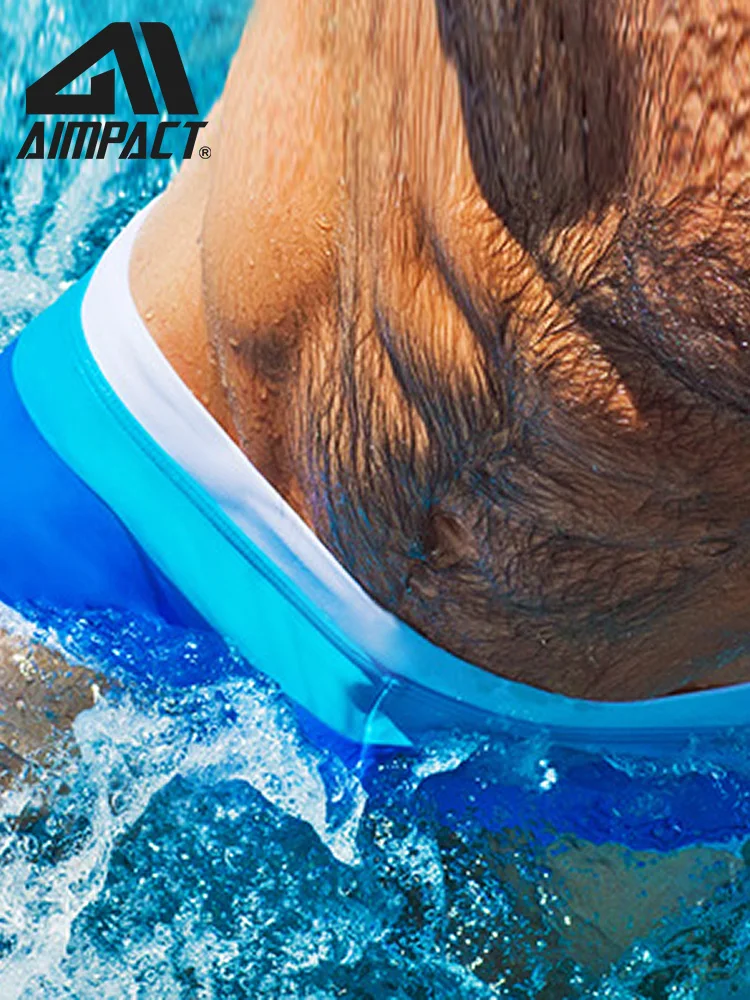 Men Male Swimming Sexy Swimwear Boxer Shorts Bathing Suit Trunks Swim Beach Men Swim Swimwear Quick Dry Boxer Shorts AIMPACT