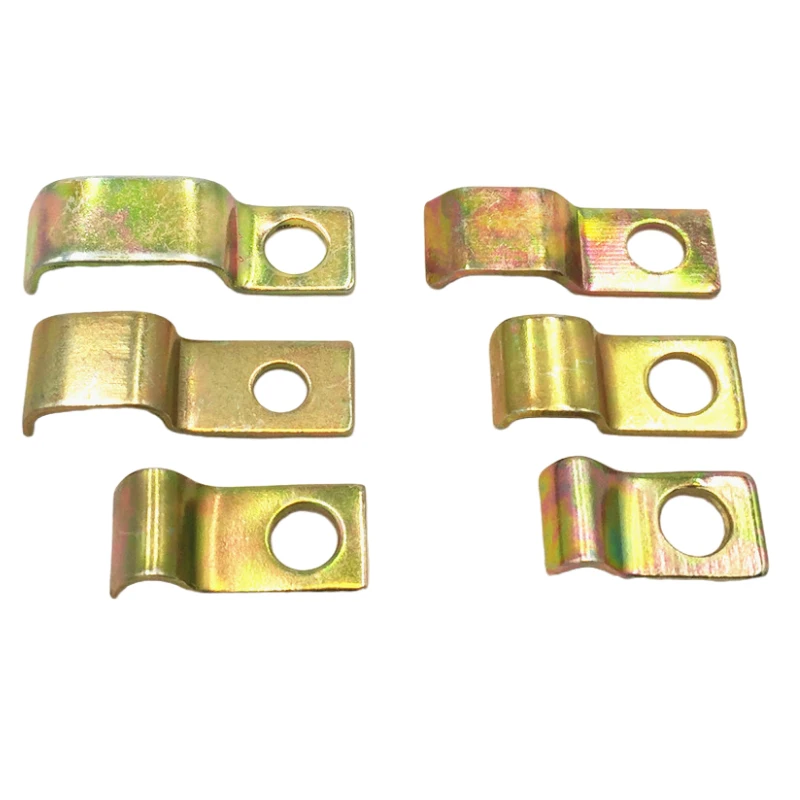 4mm/6mm Dia/Single Side/Double Fixture Oil Tube/Pipe/Hose Clamps PC-1206 For Centralized Lubrication System/CNC Machine Center