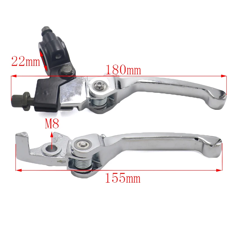 آل سبيكة قابلة للطي مخلب رافعة الفرامل رافعة مجموعة 22 مللي متر 7/8 بوصة ل CRF KLX BSE KAYO حفرة الدراجات الترابية