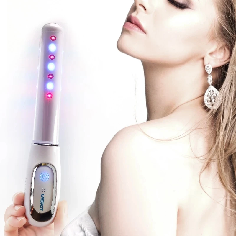 Female Vaginal Rejuvenation Wand Blue LED Light Therapy Cervical Erosion Vaginitis Vaginal Tightening Vagina Massager Vibrator