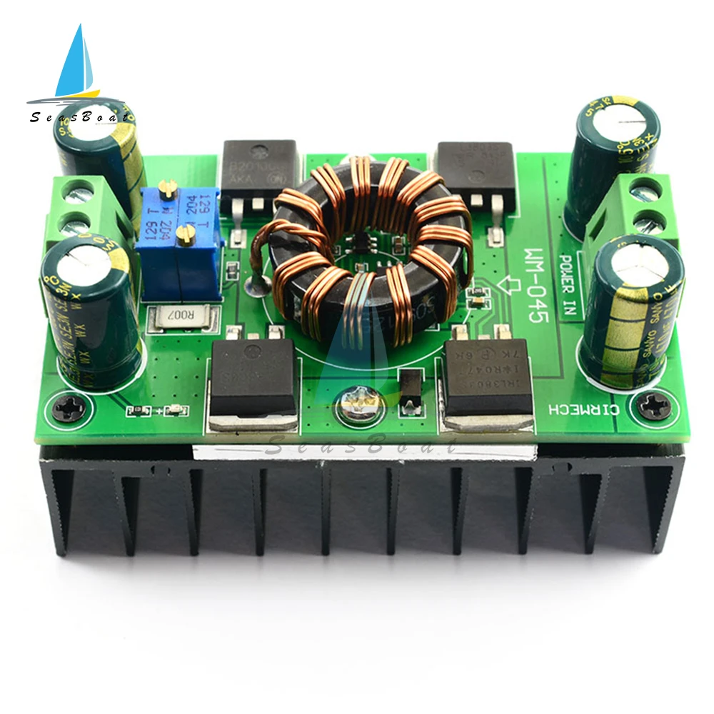 300W DC-DC Max 10A Automatic Step Up Step Down Boost Buck Converter 5V-30V to 1.25-30V Power Supply Module Voltage Regulator