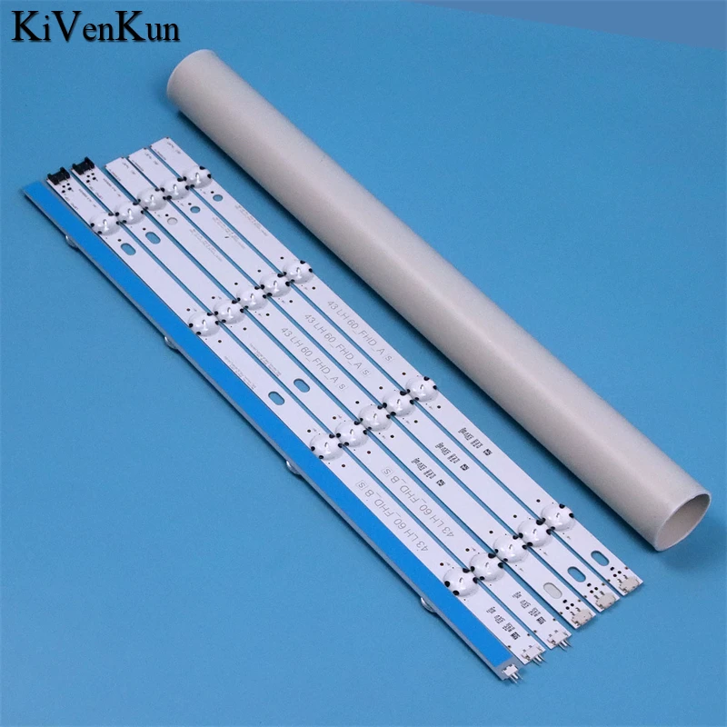 

TV's LED For LG 43UF6400 43UF6407 43UF6409 43UF640V 43UF6700 43UF670T 43UF670V 43UF670V Backlight Strips Band Rulers 43LH60 FHD