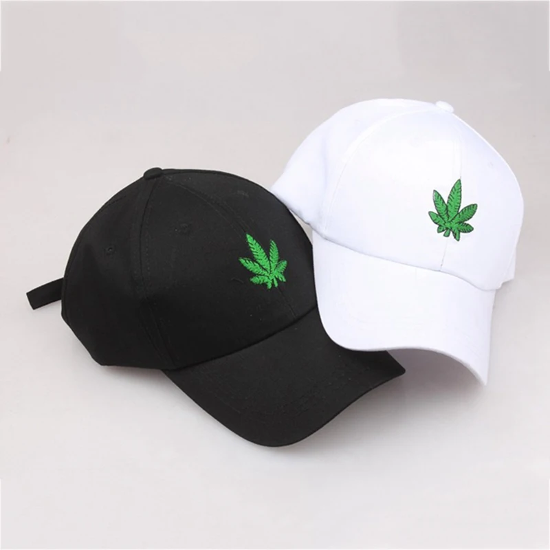 Maple Leaf Embroidery Visors Hat Adjustable Baseball Cap Men Women Hip Hop Trucker Caps Adjustable Snapback Golf Hats Casquette