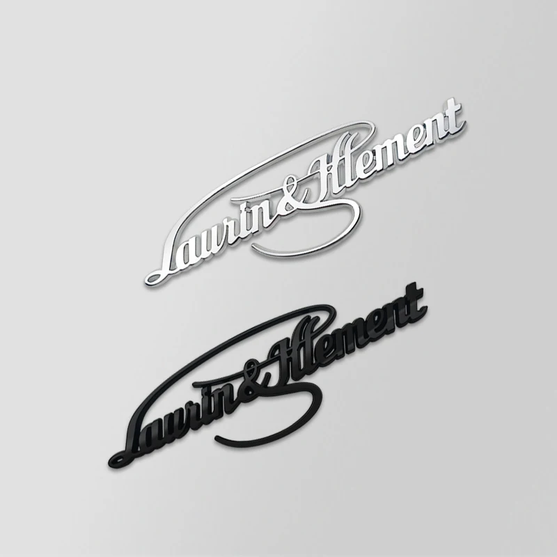 Car-Styling Metal Laurin & Klement Emblem Car Badge For Skoda L&K MK2 Kamiq Fabia Rapid Yaris Kodiaq Octavia Superb Scala Karoq