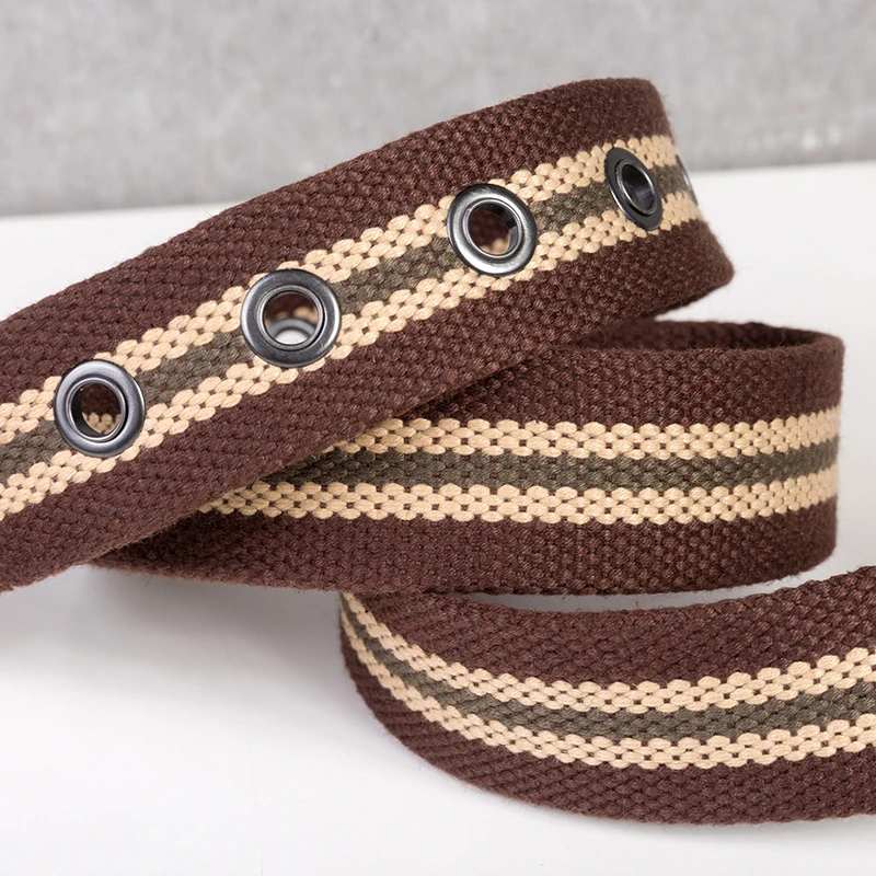 Nieuwe Mannen riem Kwaliteit Canvas Pin Gesp mannen riem Toevallige Sport Jeans Wilde riem Canvas riem riem Mannen riemen Luxe