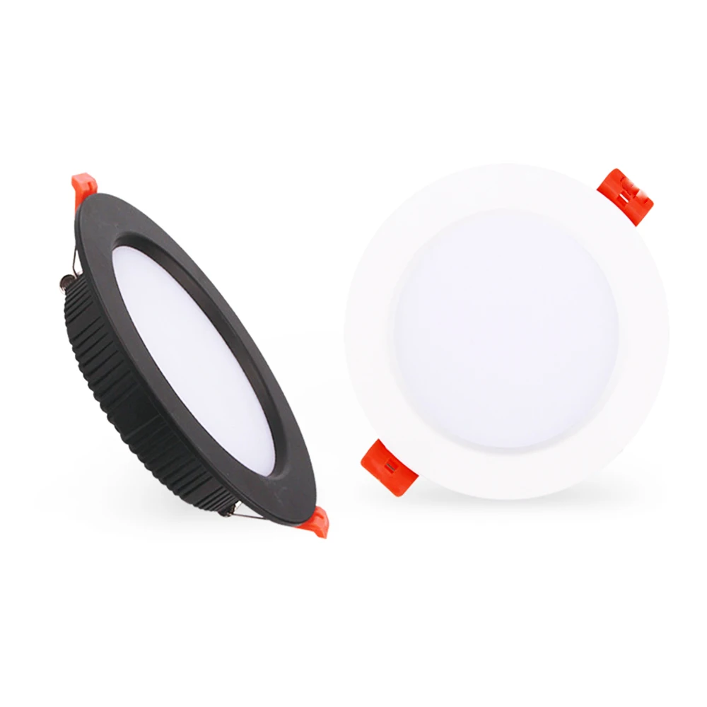 

1pc 5W 7W 9W 12W 15W Recessed Downlight 220V Thick Aluminum Panel LED Ceiling Downlight Driverless Spot for Home Decor