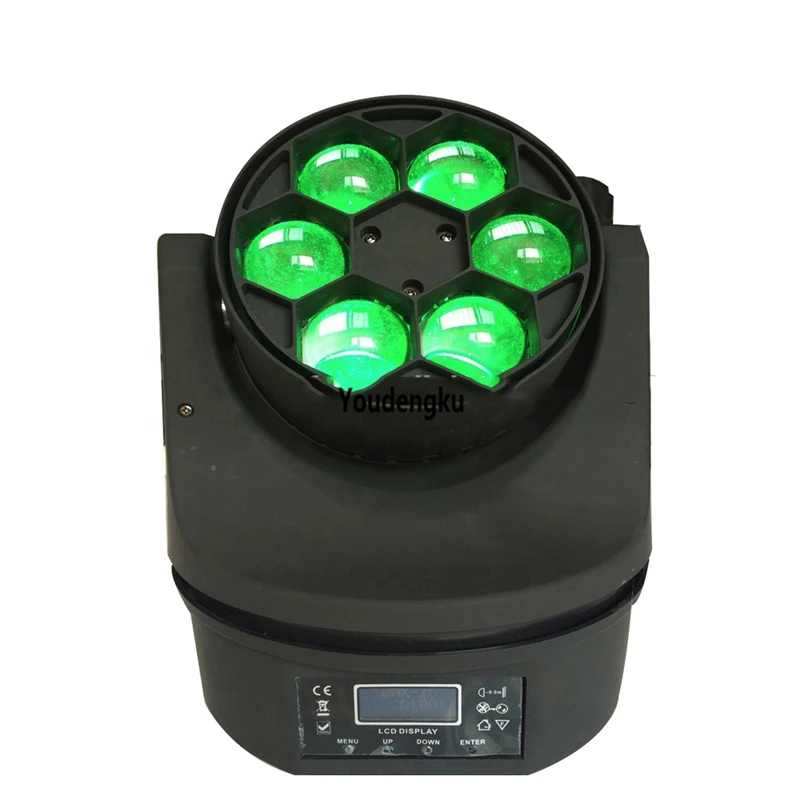 8pcs Disco Party Moving Head rgbw led 6x15w rgbw 4 in1 led moving head Small bee eye beam flower light