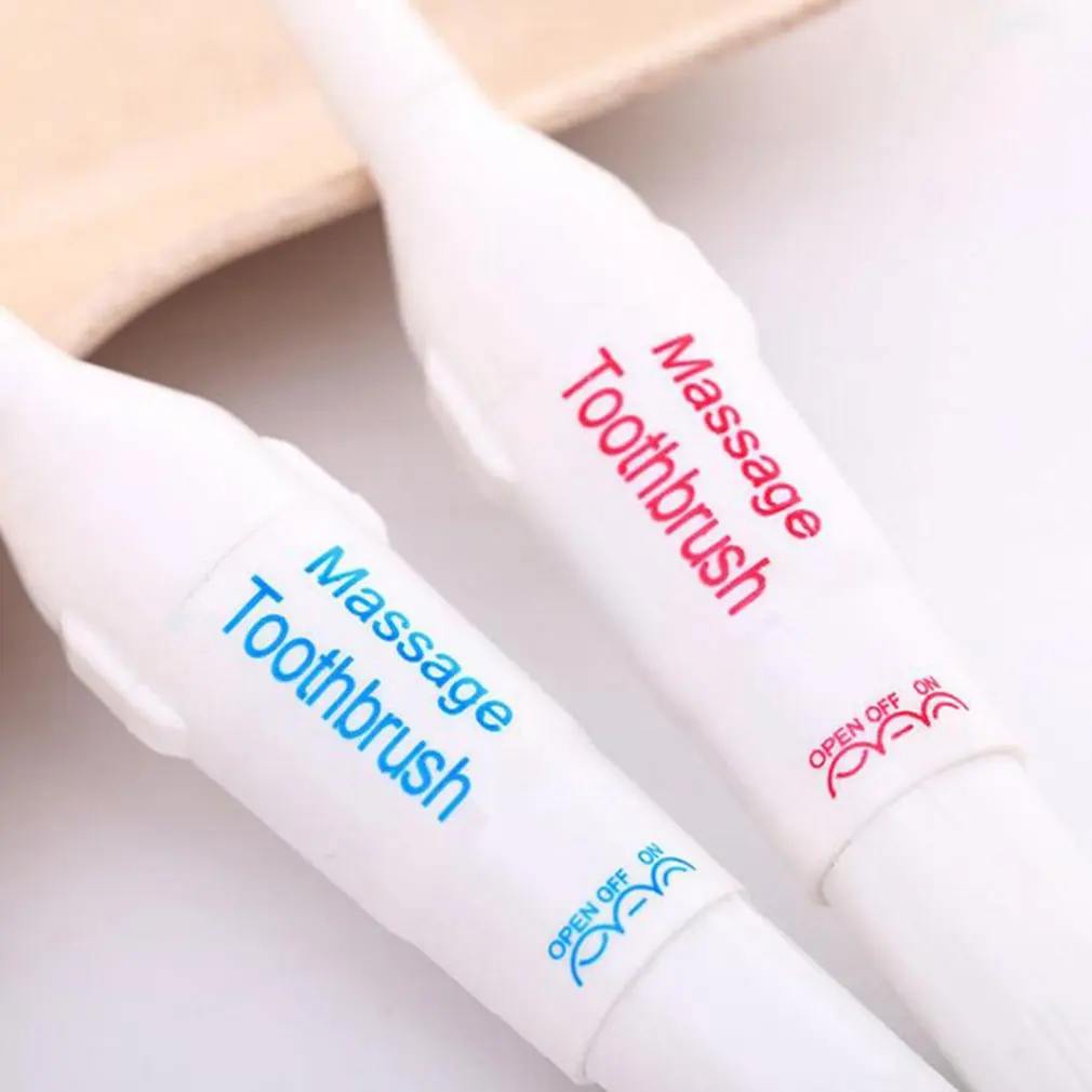 1 Pc 마사지 화이트닝 키트 칫솔 브러시 구동 울트라 소닉 소닉 전동 헤드 소프트 전동 칫솔 색상 랜덤