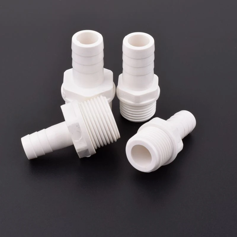 

5-30Pcs 1/2'' 20mm PVC Pagoda Male Thread Connector Water Pipe Soft Hose Joint Garden Irrigation Water Pipe Connector Aquarium