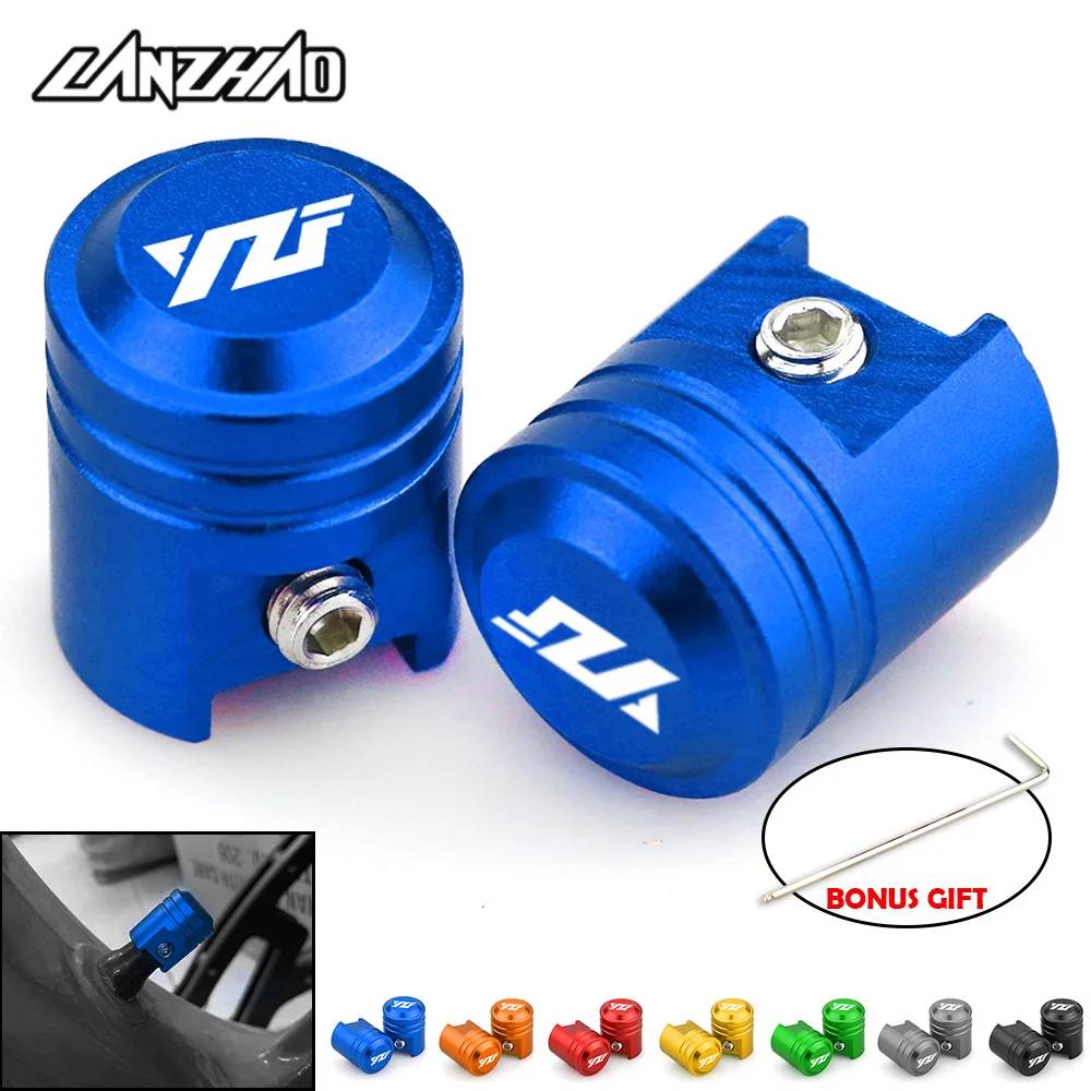 

YZF Motorcycle Tire Valve Air Port Stem Cap Cover Plug CNC Motorcycle Accessories for Yamaha YZF R125 R3 R25 R6 R1 2013-2019