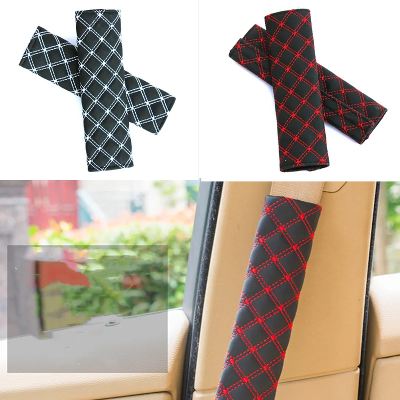 

Soft Universal Auto Seat Belt Covers Shoulder Cushion Protector Safety Belts Shoulder Protection