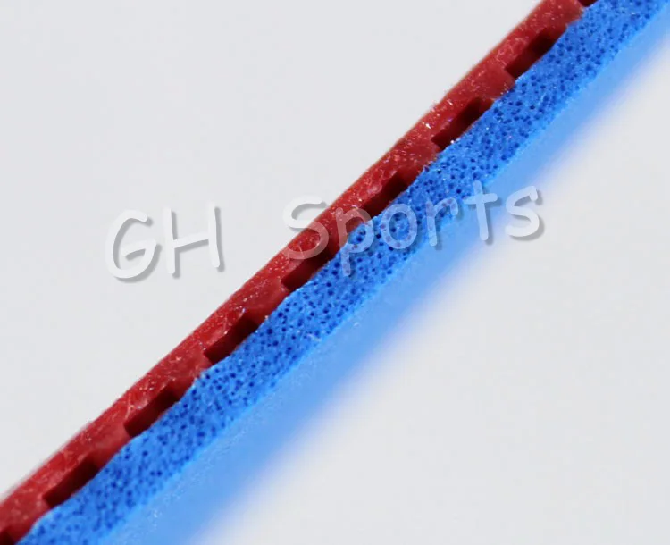Sanwei FEXTRA 7 (Nordic VII) mit Palio AK47 Blau Professionelle Tischtennis Klinge Mit gummis qualität fertigen schläger – Detail 14