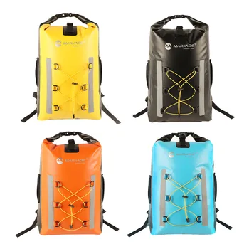 Sac étanche pour la plongée, la natation, le camping, la chasse, le canoë, le kayak, le rafting, le bateau, le sac à dos flottant en PVC, 30L