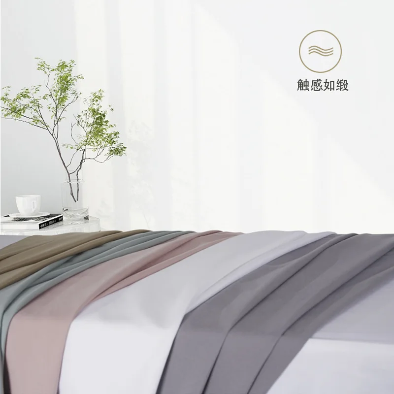 1Pcs Plain Beauty Salon Bed Sheets SPA Massage Anti-shrink Soft Touching Skin-friendly cotton Bedding Table Cover With/no Hole