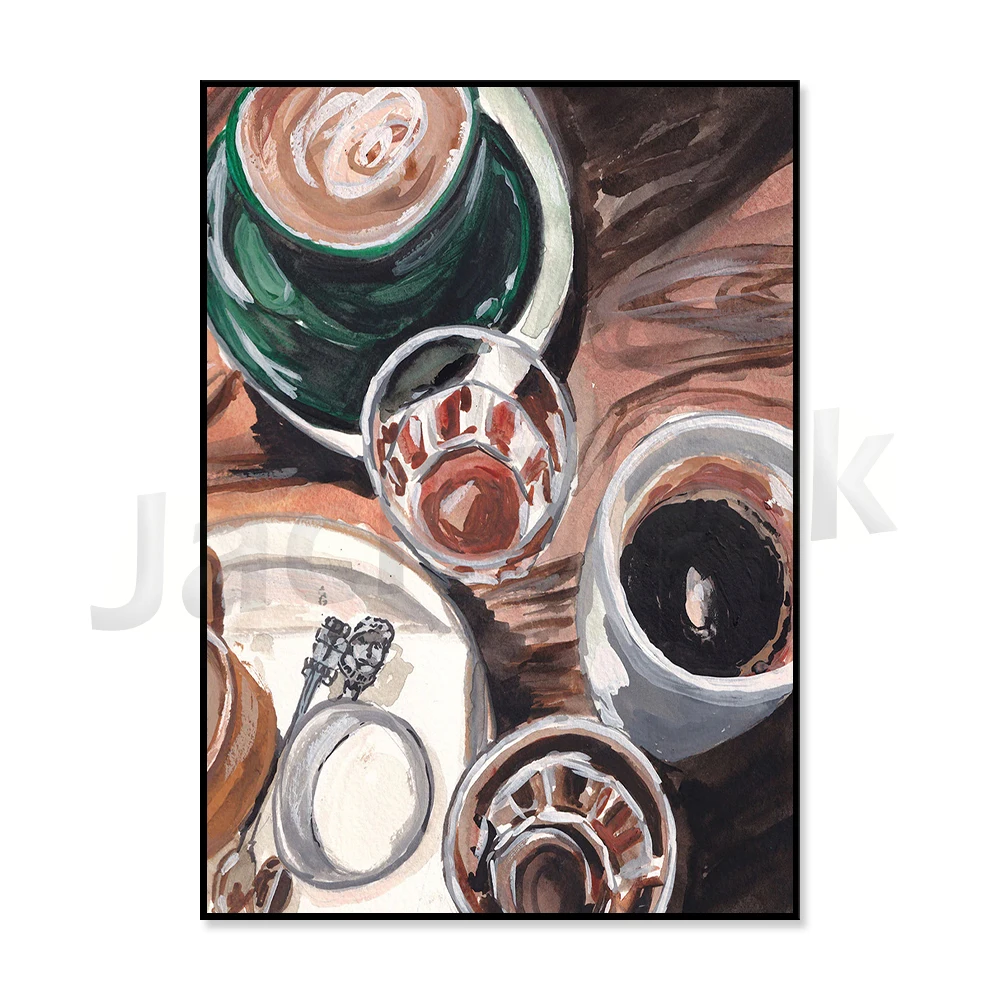 ChinaHong Kong Breakfast Wall Art，Noodle Bowl Art Print，Sushi Art Print，Wall Decor，Gift for Foodies