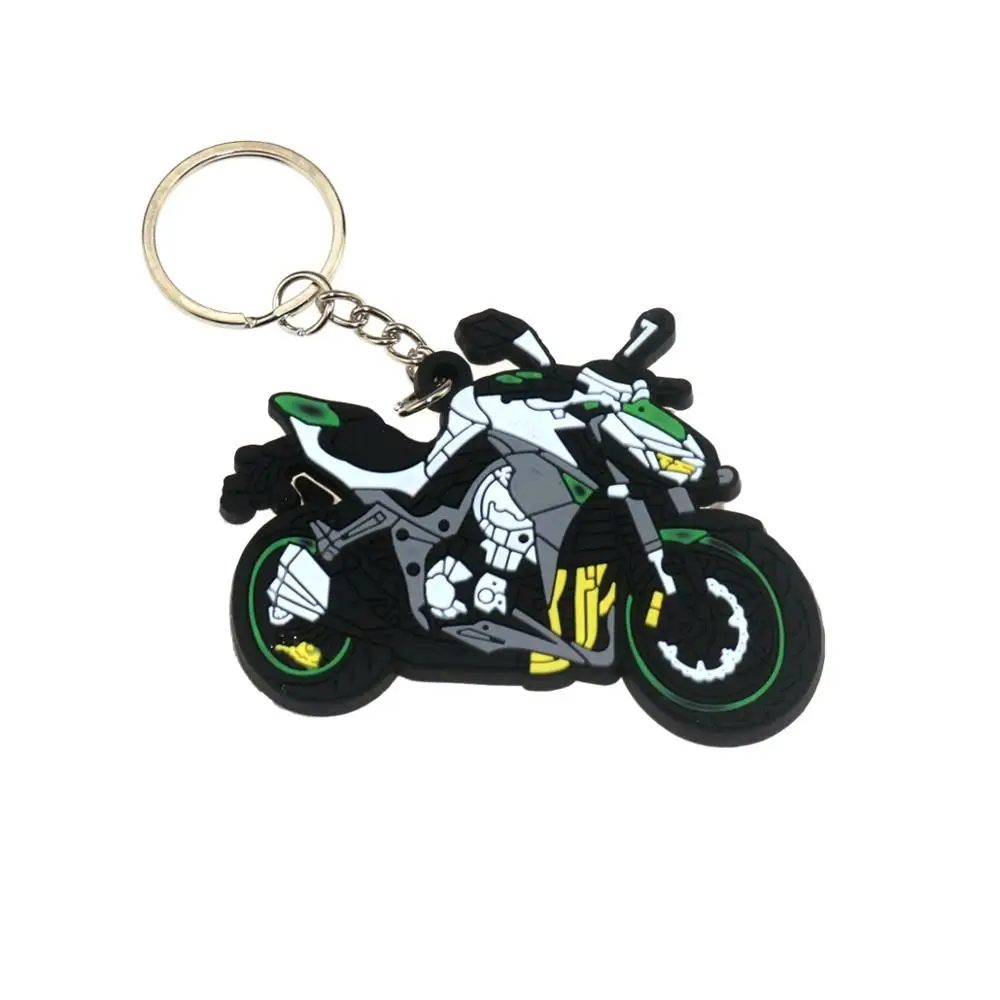 Motorcycle Model Keychain Keyring Key Chain Key Ring Holder For KAWASAKI Z1000 Z1000R Locomotive model