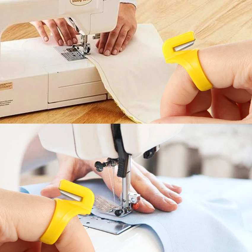 Sewing Ring Thread Cutter 3PCS/set New Finger Blade Needle Craft Home Plastic Thimble DIY Household Sewing Machine Accessory