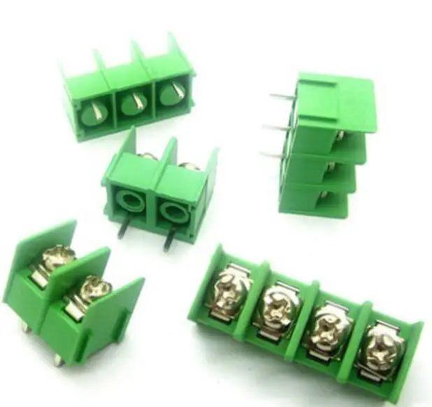 10pcs KF7.62 KF7.62-2P KF7.62-3P KF7.62-4P 7.62mm Pitch Screw Terminal Block Connector