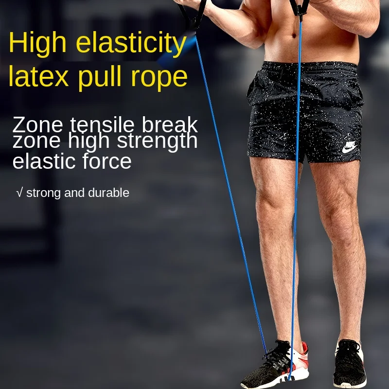 zq  Elastic String Fitness Men's Elastic Band Chest Muscle Training Equipment Tension Band Resistance Band Fitness Equipment