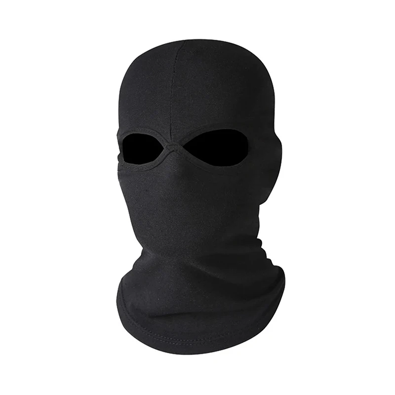 Winter Men's Balaclava Full Face Mask Hat Unisex Army Tactical Cs Windproof Caps Beanies Warm Cycling 2 Hole Elastic Hood Cap